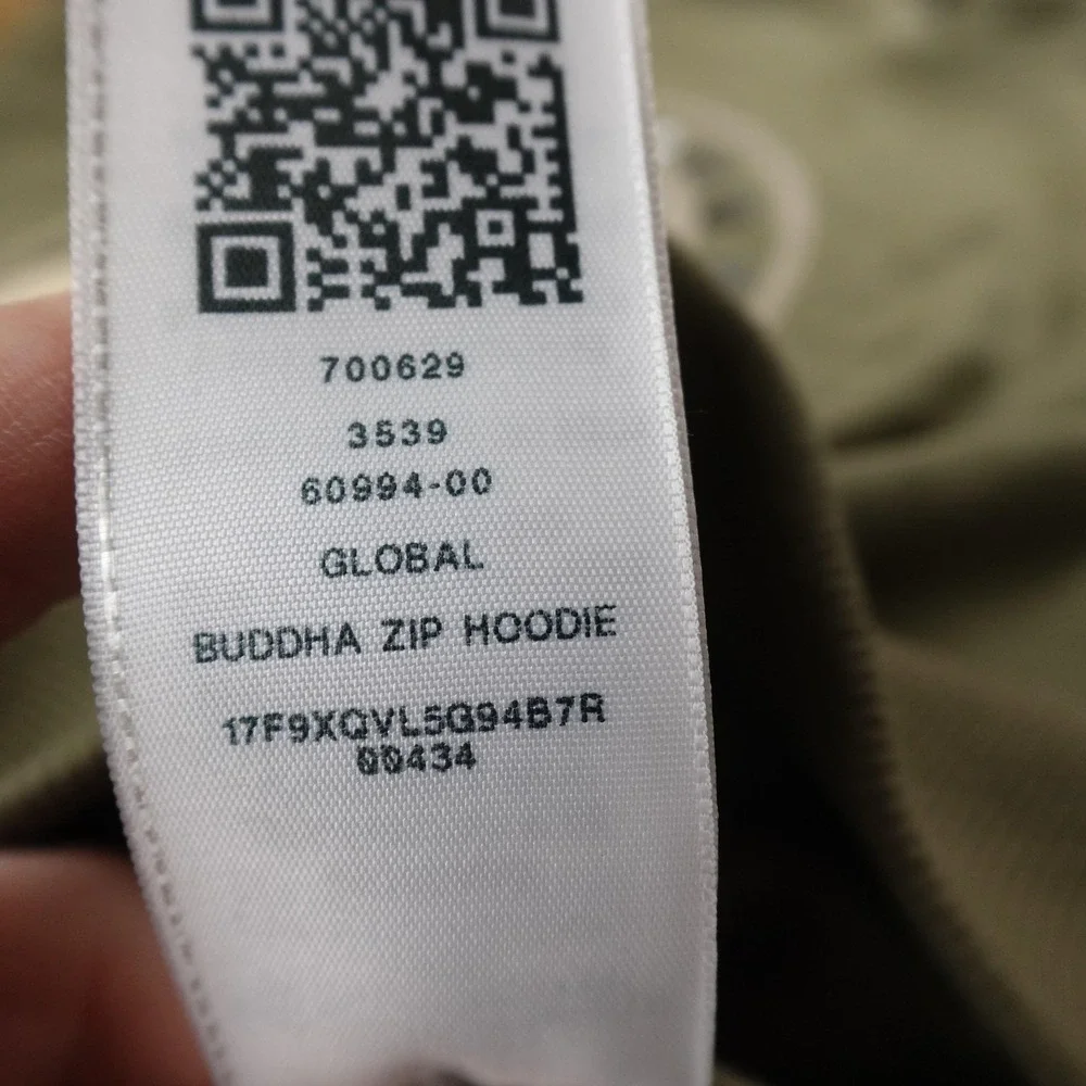 NEW True Religion Hoodie Mens L Green Buddha Graphic Full Zip Sweatshirt‎ Jacket